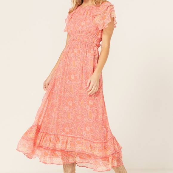 Cleobella Hannah Maxi Dress In Blossom Block Print - Picture 5 of 15